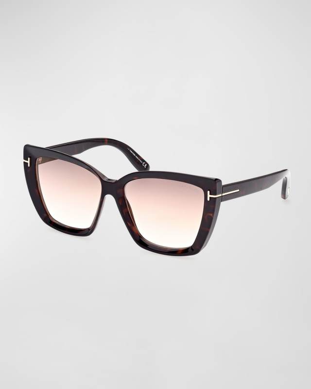 Scarlet-02 Square Acetate Sunglasses